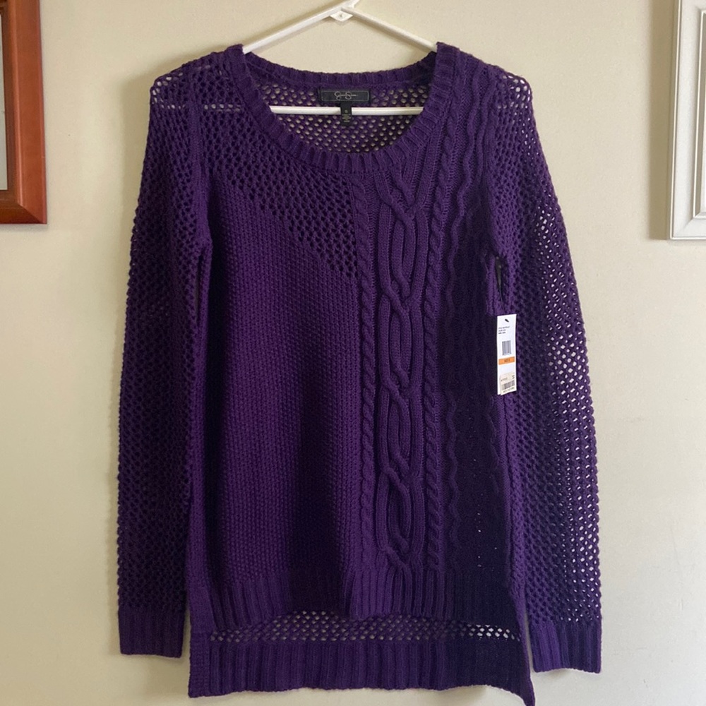 Jessica Simpson Purple Sweater Xenia (New, Size S)